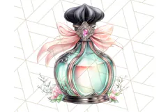 Gothic Fairy & Potion Clipart, Dark Fantasy PNG Printable Product Image 4