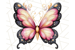 Jewel Toned Butterfly PNG Clipart, Vibrant Butterflies Product Image 4