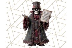 Gothic Christmas Clipart Dark Holiday PNG, Dark Christmas Product Image 4