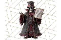 Gothic Christmas Clipart Dark Holiday PNG, Dark Christmas Product Image 4