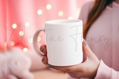 Valentine's Mug Mockup In Hands | Valentine's Day Mockup Product Image 3