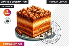 Autumn Clipart, Cozy Fall PNG Baking &amp; Kitchen, Bakery Product Image 1