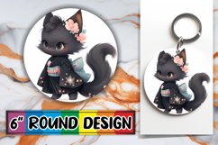 Playful Watercolor Cat Lover Design Product Image 1