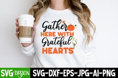 Gather Here With Greateful Hearts SVG Cutting Files Product Image 3