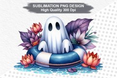 Halloween Ghost - Halloween clipart Sublimation PNG Design Product Image 1