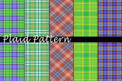 Plaid Pattern Digital Paper Bundle Product Image 1