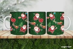 Christmas Glitter Mug Sublimation | PNG Bundle | Mug Wrap Product Image 7