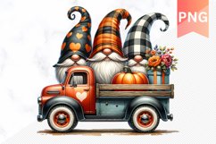 Halloween Gnome Sublimation - Clipart PNG Design Product Image 1