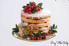 Victorian Christmas Sublimation Clipart PNG Product Image 1
