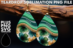 Playful Teardrop Earrings Gift Ideas, Pattern Product Image 1