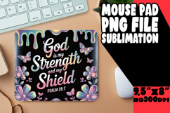 Sweet DESK pad Playful PNG, Christian Product Image 1