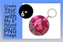 Vibrant Circle Design Car Coaster PNG , Love Product Image 1