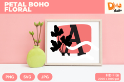 Petal Boho Floral Monogram Product Image 1