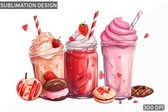 Valentine&#039;s Day Coffee PNG Sublimation design Product Image 1