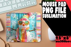 Winter Holiday Snowman Mouse Pad - Seasonal Magic Product Image 1