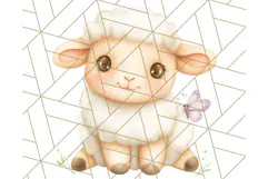 Pastel Farm Nursery PNG Clipart, Baby Animals And Elements Product Image 4