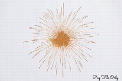 Happy New Year Fireworks Clipart PNG Product Image 1