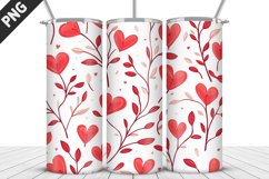 Lovely Hearts Tumbler Design | Valentine&#039;s Day Tumbler Wrap Product Image 4