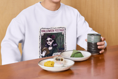 Halloween Goth Postage Stamps Clipart Product Image 6