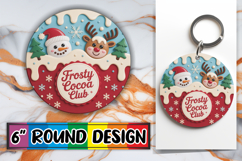 Radiant Car Coaster Circle PNG, Holiday Product Image 1