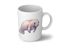 Cute Manatee Sea Cow Marine Mammal Ocean PNG Summer Dugong Product Image 6