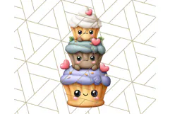 Princess Tea Party PNG Clipart with Teacups & Fancy Treats Product Image 4