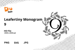 Leafertiny Monogram Product Image 1
