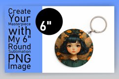 Whimsical Circle Design for Sublimation , Fairy Product Image 1