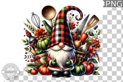 Christmas kitchen Gnome Sublimation - Clipart PNG Design Product Image 1