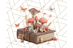 Cottagecore Butterfly and Book PNG Clipart Reading Elements Product Image 4