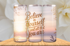 Inspirational Quotes, Positive Affirmations Tumbler wrap Bun Product Image 4