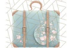 Vintage Cottagecore PNG Clipart, Phones Teacups Home Decor Product Image 4