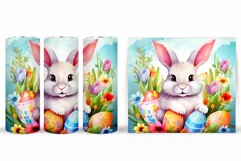Cute Bunny Tumbler Design. Bunny Easter Tumbler Product Image 2