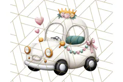 Royal Carriage & Princess Vehicle PNG Clipart for Fairytales Product Image 4