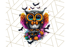Pumpkin Party Halloween Clipart PNG, Cute Spooky Elements Product Image 4