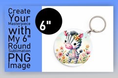 Chic Round Design Keychain Artwork , Animals Product Image 1