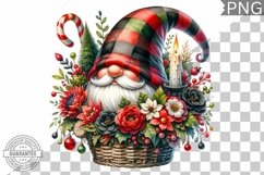 Christmas Gnome Sublimation - Clipart PNG Design Product Image 1