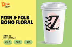 Fern &amp; Folk Boho Floral Monogram Product Image 1