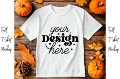 Fall t-shirt mockup, Fall mockup Product Image 1