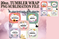 Blissful travels 20oz tumbler wrap, Quote Product Image 1