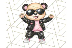 Sock Hop Animal Dance Party PNG Clipart, Cute Retro 1950s Product Image 4