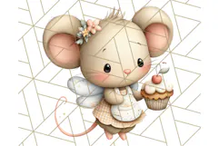 Forest Fairy Garden Creatures PNG, Whimsical Woodland Art Product Image 4