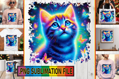 Timeless TOTE BAG Ideas PNG, Cat Product Image 1