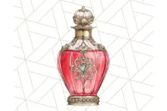 Perfume Bottle PNG Clipart Luxury Fragrance Graphic Clip Art Product Image 4