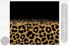 20oz Glitter Leopard Skinny Tumbler Sublimation Design Product Image 2