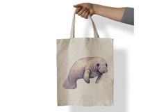 Cute Manatee Sea Cow Marine Mammal Ocean PNG Summer Dugong Product Image 7