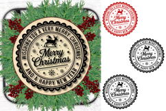 Christmas Sign Svg, Farmhouse Svg, Vintage Christmas Svg Product Image 1