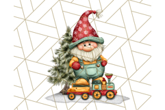 Christmas Gnome Clipart, Holiday Gnomes PNG Illustrations Product Image 4