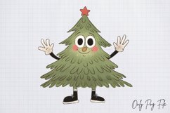 Groovy Christmas Clipart PNG Product Image 1