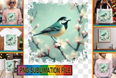 Sweet TSHIRT Magic PNG, Birds Product Image 1